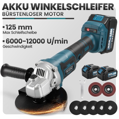 125mm winkelschleifer 21v - 125mm, akku