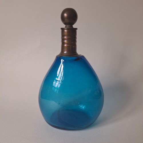 Blaue glasflasche - blaue, &