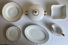 15teiliges Essgeschirr-Service, Goldrand 50 Jahre Zeh Scherzer, 1930