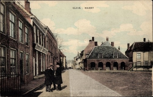 Sluis zeeland niederlande - ak,
