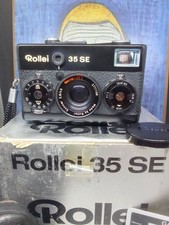 Rollei 35 SE analoge Kompaktkamera Sonnar 2,8 / 40 mm Objektiv Mit OVP 