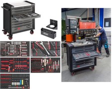 VIGOR V4481-X/466 Werkstattwagen Series XL Edelstahl + 466 Werkzeuge