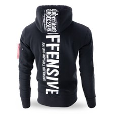 Kapuzenpullover Bluse Schwarz Dobermans Aggressive Valhalla Vikings BKK264
