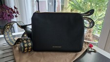 Burberry ll SM Helmsley Tasche schwarz auch Crossbody Leder Nieten 47