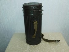 Gasmasken Dose Wehrmacht Deutsch 2 WK gestempelt !!Nr.3