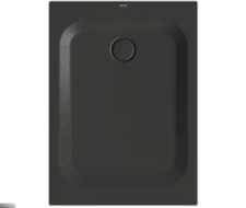 Bette Ultra Duschwanne 110x80 cm anthrazit 8729-401 Stahl-Email