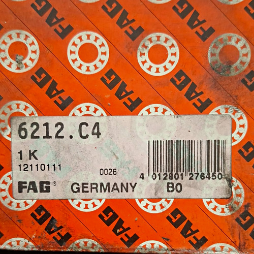Fag rillenkugellager 6212 - fag, 6212.c4