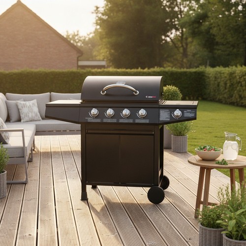 Gasgrill mit - 4+1,