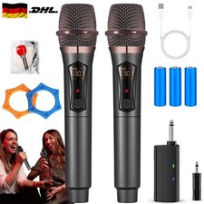 2PCS Kabellos Mikrofon