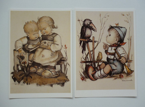 Postkarte hummel das - ak,