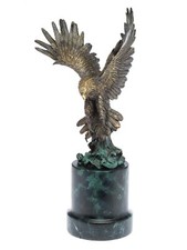 Bronzeskulptur Adler