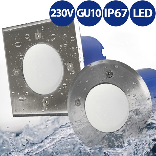 Led außen bodeneinbaustrahler - außen,