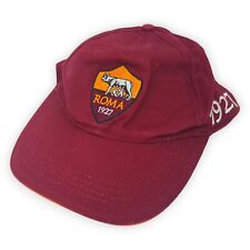 AS Roma 1927 Cap Kappe Rot Weinrot Fußball Mannschaft Erwachsene Perseo Trade