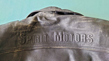Motorrad Lederjacke Motor Spirit Chopper Biker Jacke Clubjacke Bikerjacke