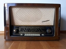 Telefunken Concertino 6 Röhrenradio 1950er Vintage funktioniert Holzgehäuse