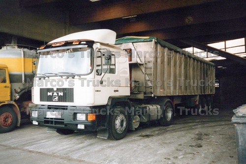 Lkw foto man kippanhänger - lkw,