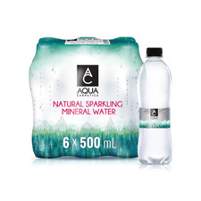 AQUACarpatica Mineralwasser 6×500ml – Natürlich Sprudelnd,Elektrolyte,Recycelbar