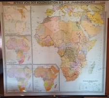 Rollkarte, Schulwandkarte