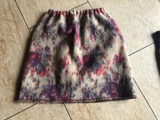 In Name Rock Gewalkt Walk Wolle Beige Rot Blau M 38 40 Unikat