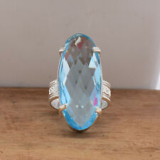 Blau Topas Edelstein 925