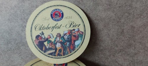 Bierdeckel paulaner - bierdeckel,