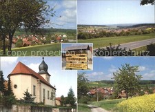 Waldfenster Teilansichten Panorama Kirche