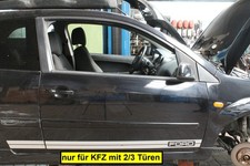 TÜR Vorn Rechts ( 3-TÜRER ) Ford Fiesta 1.4 JH1/JD3 Farbe Panther-schwarz