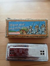 Mundharmonika M. Hohner „Wenn wir marschieren“, 2ter WK.