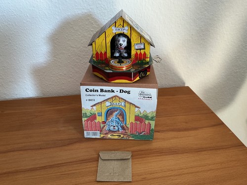 Blech spardose mechanisch - spardose, hund