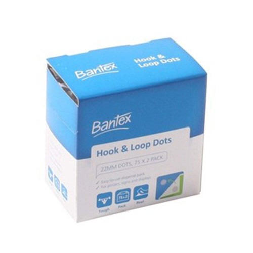 Bantex hoop and loop dots - bantex, 22