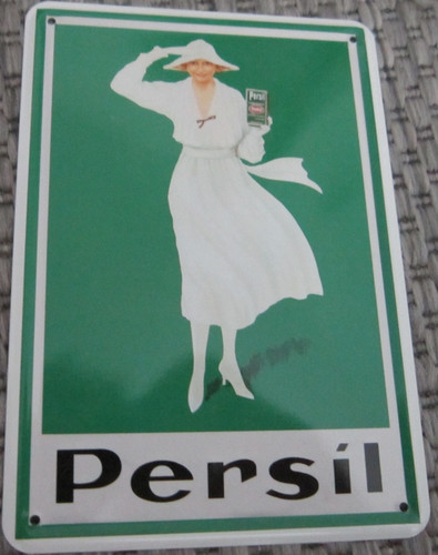 Blechschild postkarte persil - blechschild/postkarte,