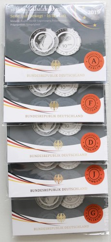10eur münze der luft - 10eur, in