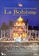 LA BOHEME - OPER - 1995 FRANKFURT - orig. Concert Poster - Plakat - DIN A1 xx