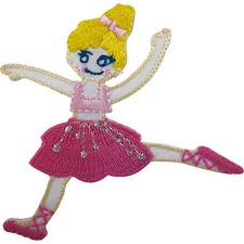 Ballerina Bügelbild Patch