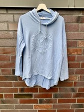 Zwillingherz Hoodie L/Xl Blau Pullover Sweatshirt Kapuzenpullover Damen