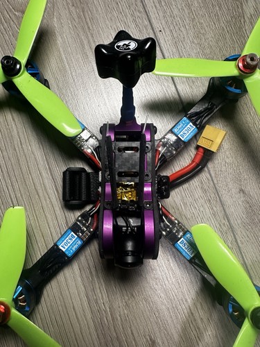 Fpv drohne mit - kamera, lipo