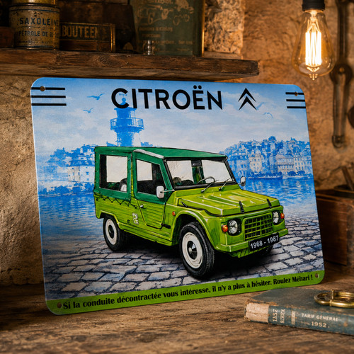 Dekoschild citroen méhari - dekoschild,