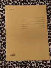 Falken Jurismappe 80001381 DIN A4 3 Klappen Karton gelb Einschlagmappe