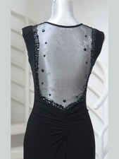 Wow! Abendkleid Netz Rückenausschnitt Lucas & Emma Fashion Partykleid Gothic