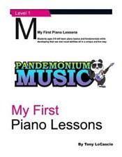 My First Piano Lesson (Pandemonium Music) by Tony Locascio [Paperback]