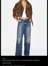 ZARA STUDIO Kleid LEDERJACKE