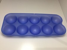 Tupperware Ersatzteil für Eierdose oder als Eiablage im Kühlschrank 10 Eier Blau