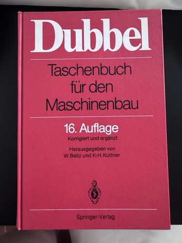 Dubbel taschenbuch für den - für,
