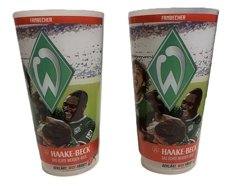 Werder bremen stadionbecher - 2x,