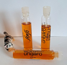 ⭐ Parfum Emanuel Ungaro 1987 SENSO 3 Phiolen/Proben ~ selten⭐