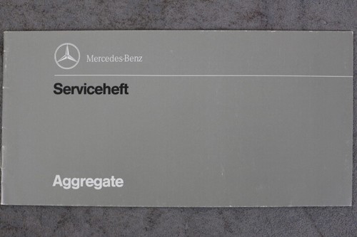 Mercedes benz serviceheft - mercedes,