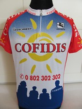 Fahrradtrikot - Radsport Trikot - Giordana - Cofidis - Kurzarm Gr. L