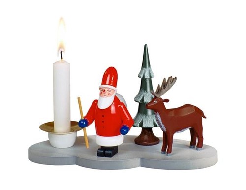 Kerzenhalter weihnachtsmann - kerzenhalter,