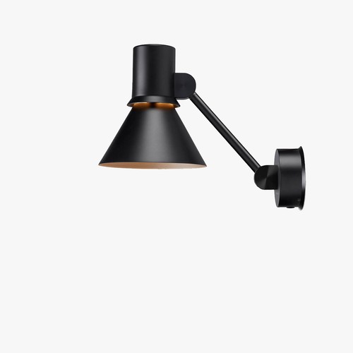 Wandleuchte schwarz matt