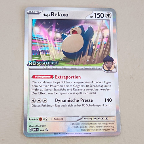 Pokémon tcg hops - relaxo, 184